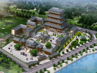 鄞州寺院改扩建规划设计施工-石觉寺